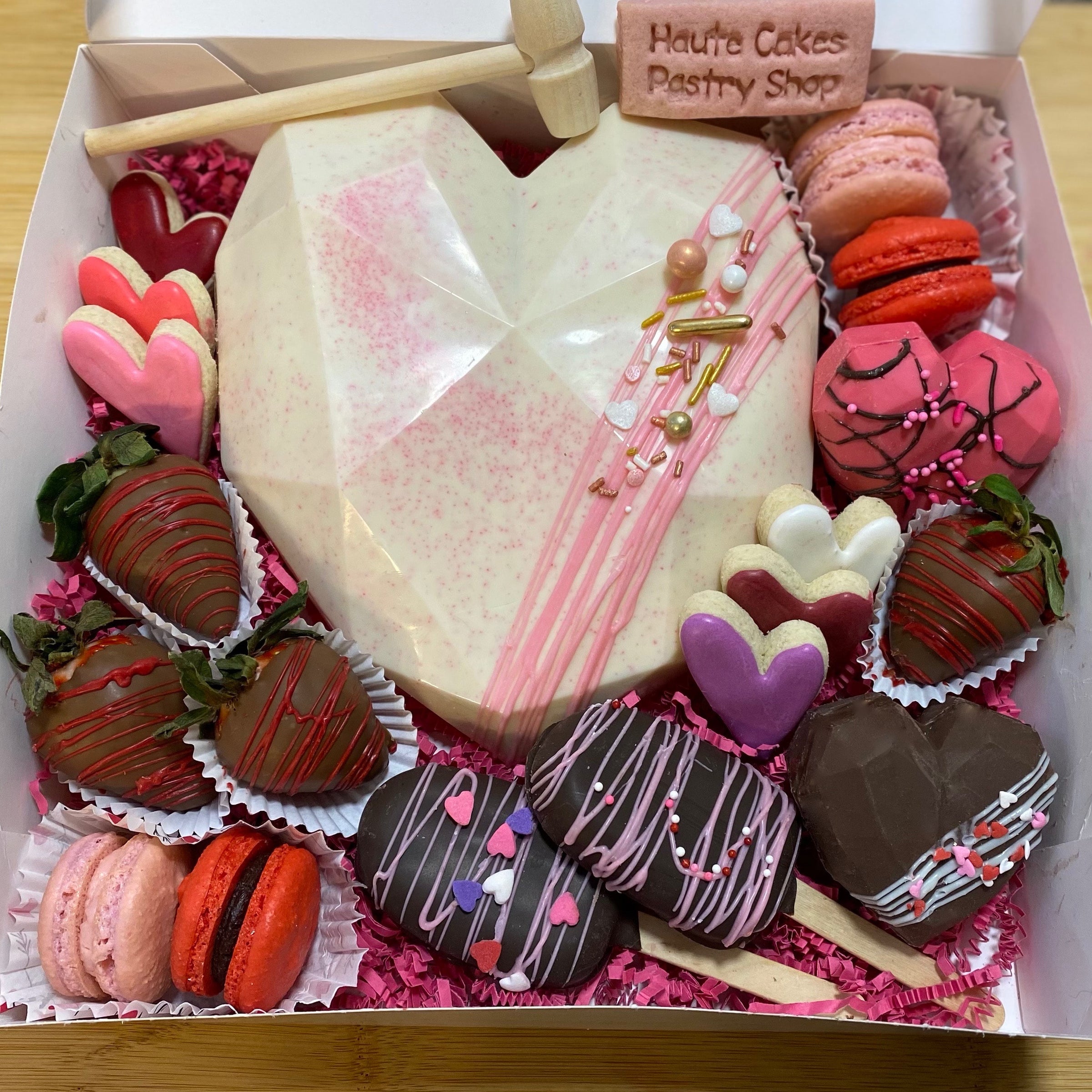 Chocolate heart store smash box